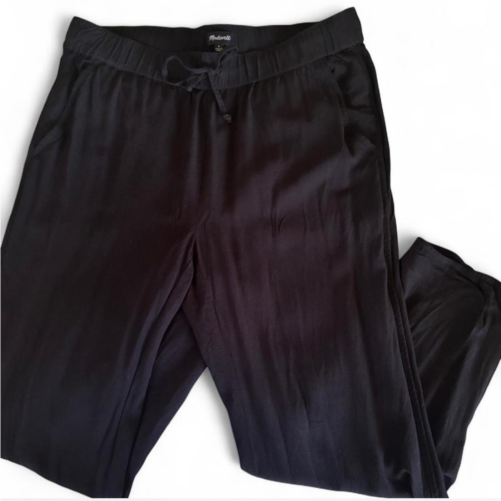 Madewell Black Relaxed Drawstring Pants